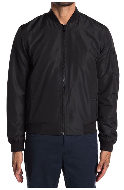 michael kors taslan zip front bomber jacket